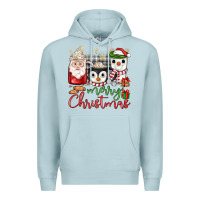 Blue Mist merry Christmas coffee Premium Hoodie - JahusDesignShop