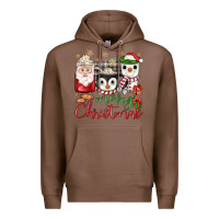 Chestnut merry Christmas coffee Premium Hoodie - JahusDesignShop