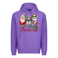 Purple merry Christmas coffee Premium Hoodie - JahusDesignShop