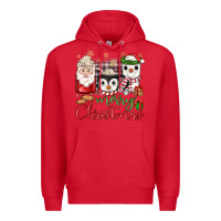Red merry Christmas coffee Premium Hoodie - JahusDesignShop