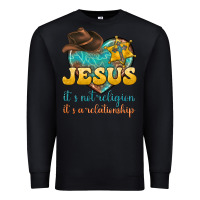 Black jesus it s not religion it s a relationship Premium Sweatshirt - texasbilliewilder