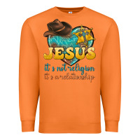 Carrot jesus it s not religion it s a relationship Premium Sweatshirt - texasbilliewilder