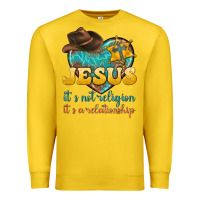 Lemon jesus it s not religion it s a relationship Premium Sweatshirt - texasbilliewilder
