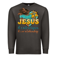 Smoke jesus it s not religion it s a relationship Premium Sweatshirt - texasbilliewilder
