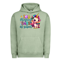 Pigment Oil Green 100 magical days of school Urban Hoodie - Artiststas