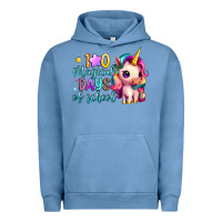Pigment Pebble Blue 100 magical days of school Urban Hoodie - Artiststas