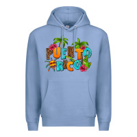 Colony Blue puerto rico Premium Hoodie - AdoDesignShop