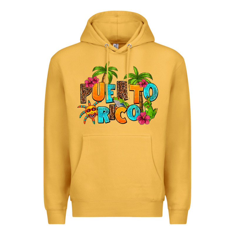 Puerto Rico Premium Hoodie by AdoDesignShop | Teevron