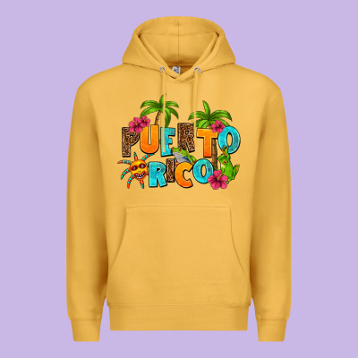 Puerto Rico Premium Hoodie Designed By Adodesignshop