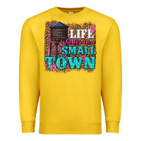 Lemon life is better in a small town Premium Sweatshirt - texasbilliewilder