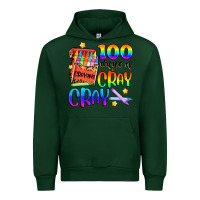 Forest Green 100 days of cray cray Urban Hoodie - Artiststas