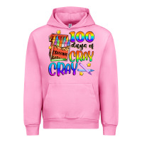 Fuchsia Pink 100 days of cray cray Urban Hoodie - Artiststas