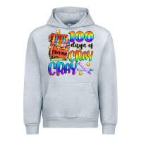 Heather Grey 100 days of cray cray Urban Hoodie - Artiststas