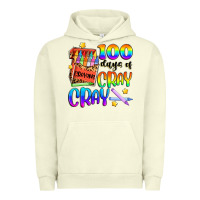 Pigment Pistachio 100 days of cray cray Urban Hoodie - Artiststas