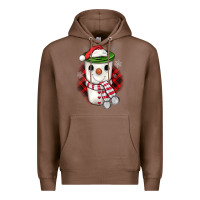 Chestnut Christmas snowman coffee Premium Hoodie - JahusDesignShop