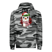 Slate Camo Christmas snowman coffee Premium Hoodie - JahusDesignShop