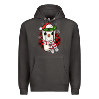Smoke Christmas snowman coffee Premium Hoodie - JahusDesignShop