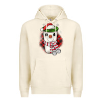 Tofu Christmas snowman coffee Premium Hoodie - JahusDesignShop