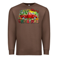Chestnut merry christmas truck Premium Sweatshirt - Zillion Design Studio