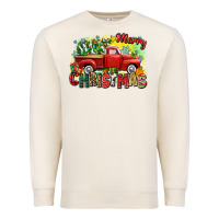 Sandshell merry christmas truck Premium Sweatshirt - Zillion Design Studio