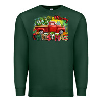 Sports Green merry christmas truck Premium Sweatshirt - Zillion Design Studio