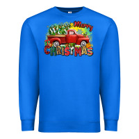 True Royal merry christmas truck Premium Sweatshirt - Zillion Design Studio