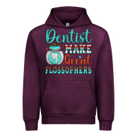Mauve Wine dentist make great flossophers Urban Hoodie - JahusDesignShop
