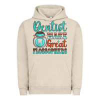 Pigment French Oak dentist make great flossophers Urban Hoodie - JahusDesignShop