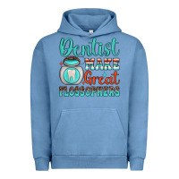 Pigment Pebble Blue dentist make great flossophers Urban Hoodie - JahusDesignShop