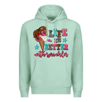 Seafoam life is better with sprinkles Premium Hoodie - AdoDesignShop