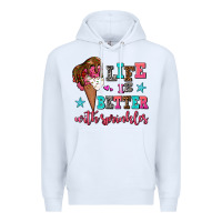 White life is better with sprinkles Premium Hoodie - AdoDesignShop