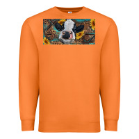 Carrot Baby cow with sunflower and leopard Premium Sweatshirt - RanaPortraitStore