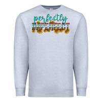 Heather Grey perfectly imperfect Premium Sweatshirt - texasbilliewilder