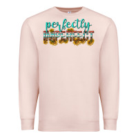 Pale Pink perfectly imperfect Premium Sweatshirt - texasbilliewilder