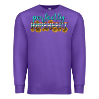 Purple perfectly imperfect Premium Sweatshirt - texasbilliewilder