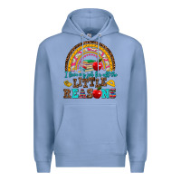 Colony Blue i love my job for all the little reasons Premium Hoodie - AdoDesignShop
