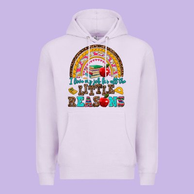 I Love My Job For All The Little Reasons Premium Hoodie Designed By Adodesignshop