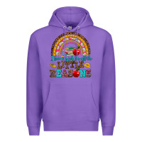 Purple i love my job for all the little reasons Premium Hoodie - AdoDesignShop