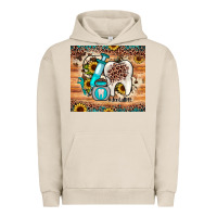 Pigment French Oak dental sunflower Urban Hoodie - JahusDesignShop