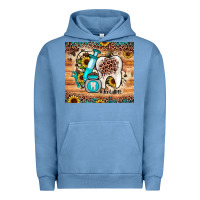 Pigment Pebble Blue dental sunflower Urban Hoodie - JahusDesignShop