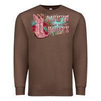 Chestnut life is better in the boots Premium Sweatshirt - texasbilliewilder