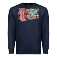 Navy life is better in the boots Premium Sweatshirt - texasbilliewilder