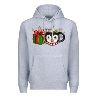 Heather Grey Christmas penguin coffee Premium Hoodie - JahusDesignShop