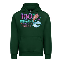 Forest Green 100 mermazing days of school Urban Hoodie - Artiststas