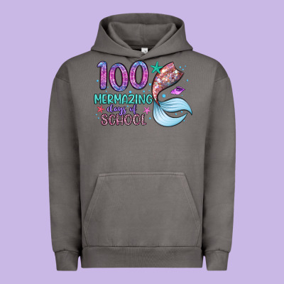 100 Mermazing Days Of School Urban Hoodie Designed By Artiststas