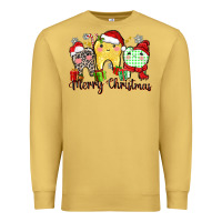 Antique Gold merry christmas tooth Premium Sweatshirt - Zillion Design Studio