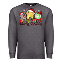 Charcoal Heather merry christmas tooth Premium Sweatshirt - Zillion Design Studio