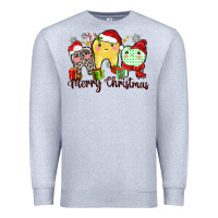 Heather Grey merry christmas tooth Premium Sweatshirt - Zillion Design Studio