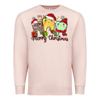 Pale Pink merry christmas tooth Premium Sweatshirt - Zillion Design Studio