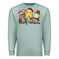 Seafoam merry christmas tooth Premium Sweatshirt - Zillion Design Studio